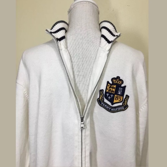 Vintage Tommy Hilfiger Full Zip Front Sweater - Picture 3 of 4
